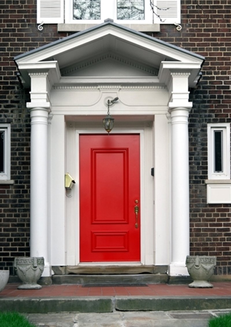 With Radiant Heat Clearing the Entry, Doors Shine as the Gateway to a Home