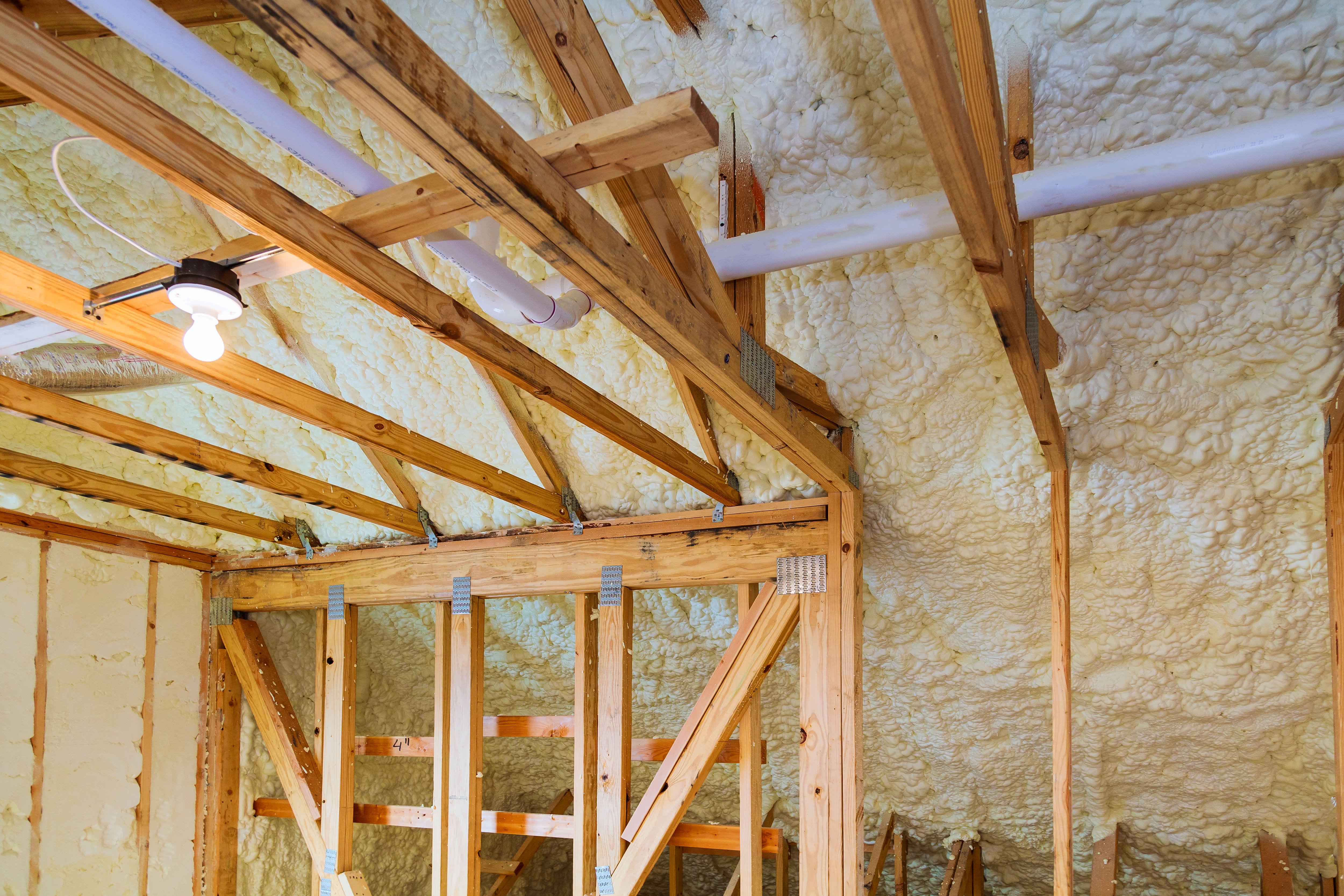 attic space heat insulation