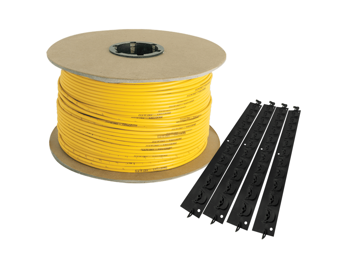 TempZone Floor Heating Ruler Cable and GripStrips Hero