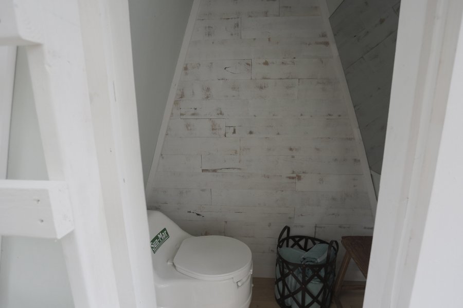 You Can't Turn That into a House - Chicken Coop with Radiant Panel in bathroom