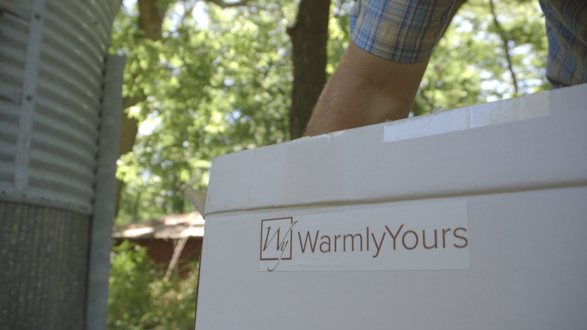 You Can't Turn That into a House - Grain Silo with Radiant Panel box closeup