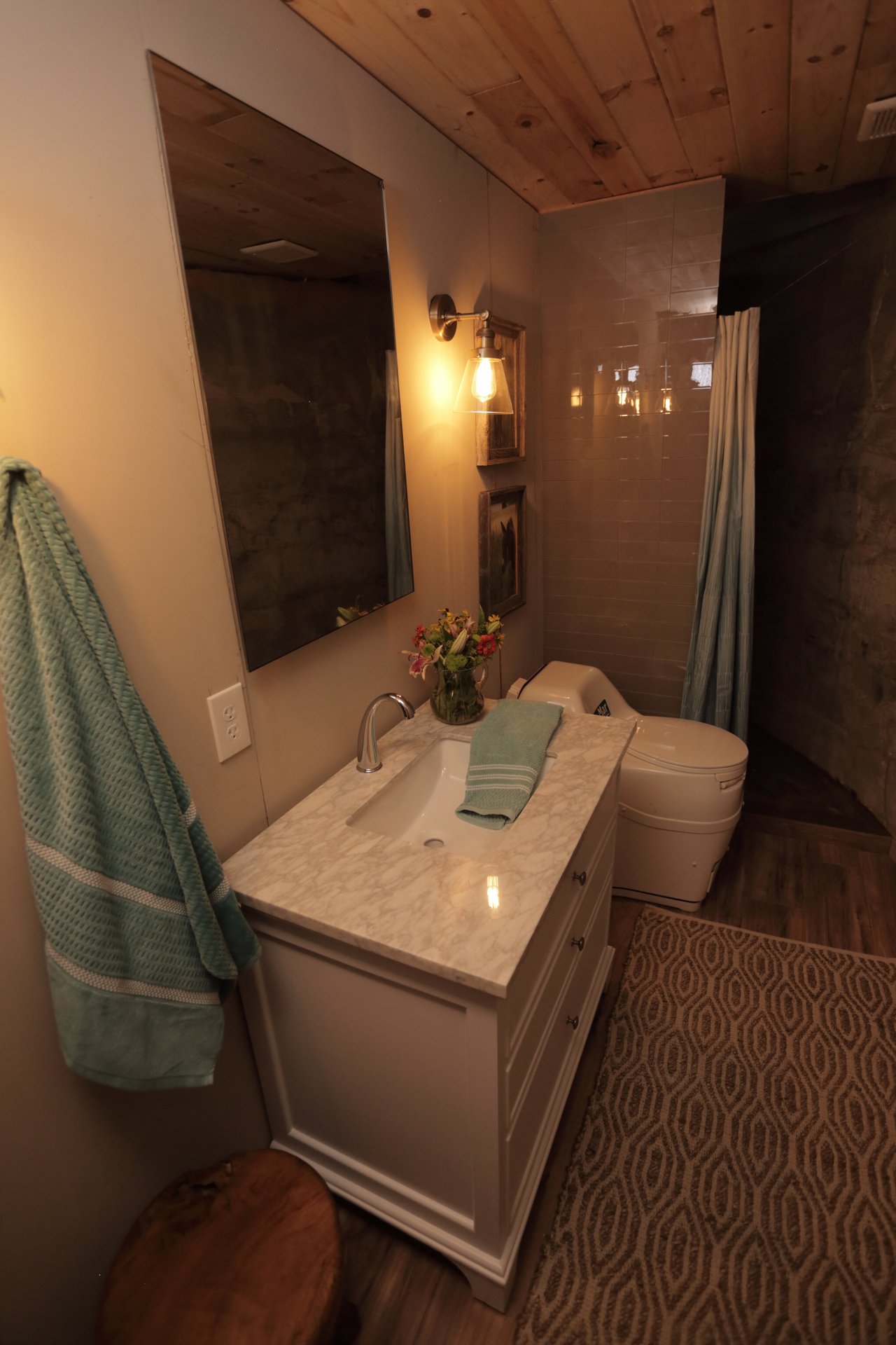 Invisible Comfort: Dual-Function Warmth for a Platte City Bathroom