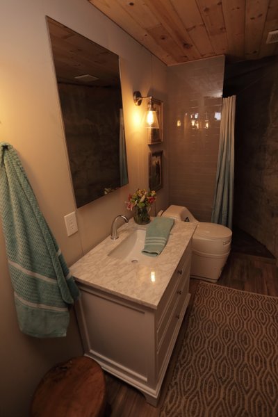Invisible Comfort: Dual-Function Warmth for a Platte City Bathroom