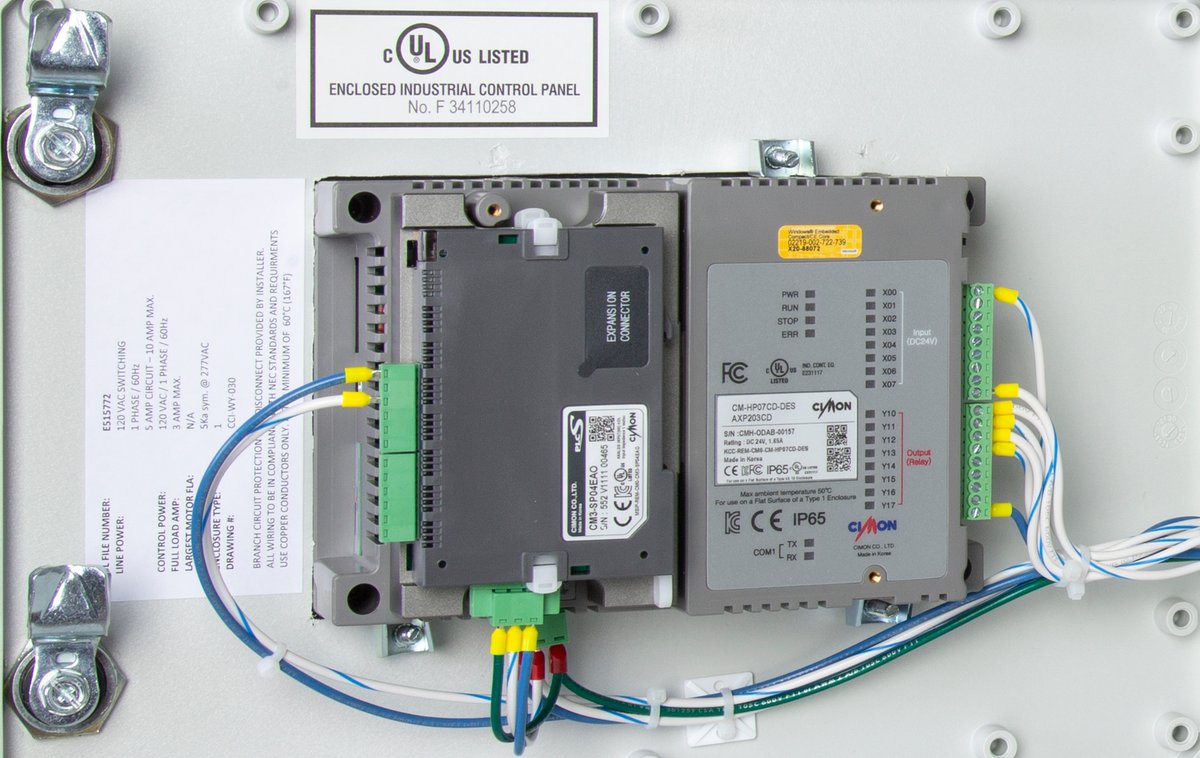 ZoneBraker Multi-Zone Snow Melting Controller Left Inside Panel Close UP