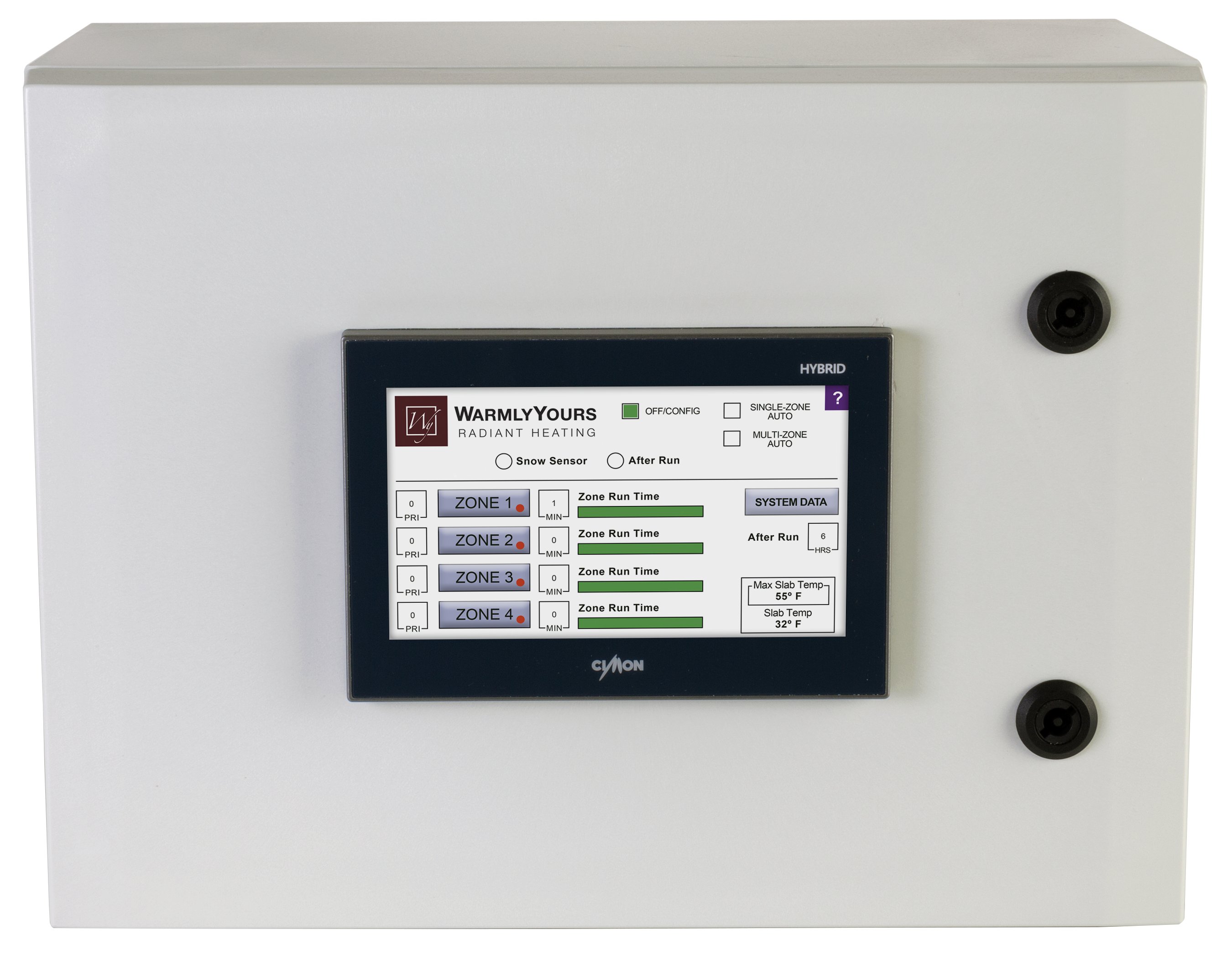 ZoneBraker Touchscreen Multi-Zone Snow Melting Controller Front