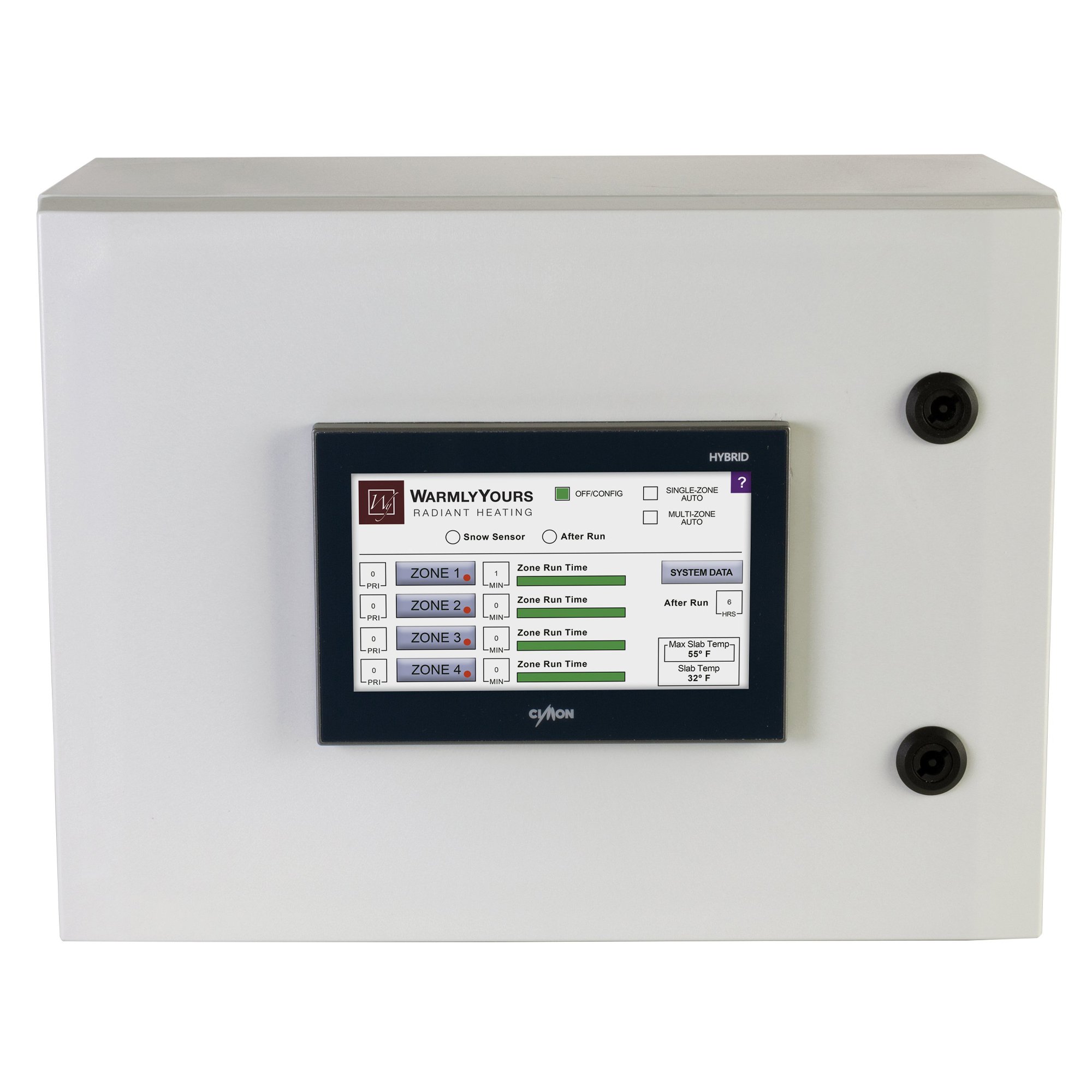 ZoneBraker Touchscreen Multi-Zone Snow Melting Controller Front