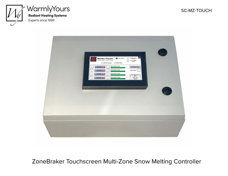 ZoneBraker Touchscreen Multi-Zone Snow Melting Controller Manual (English)