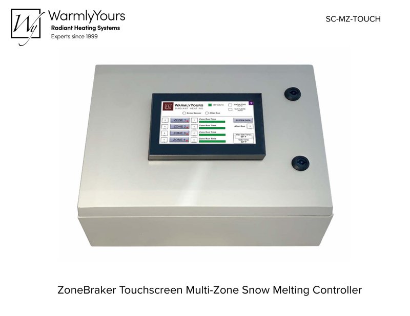 ZoneBraker Touchscreen Multi-Zone Snow Melting Controller Manual (English)