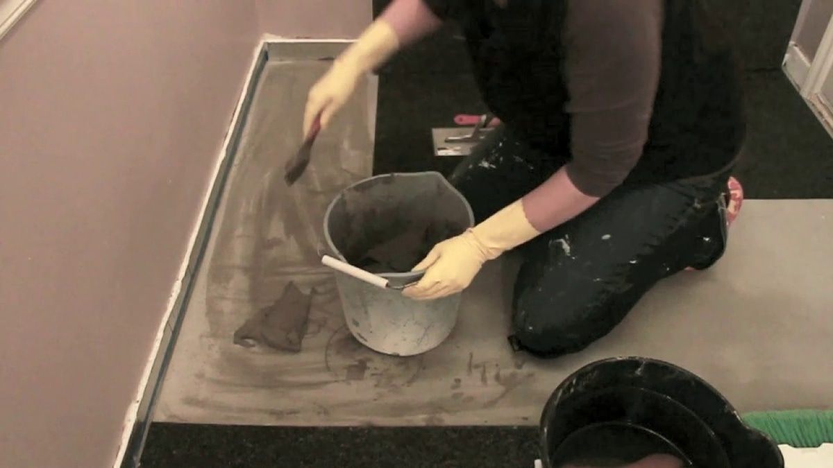 How to Patch and Level a Concrete Subfloor - Pretty Handy Girl