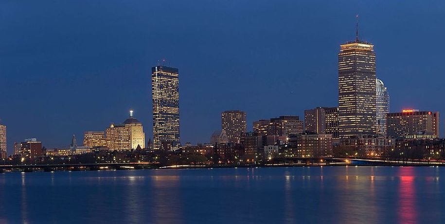 Boston Skyline Dusk