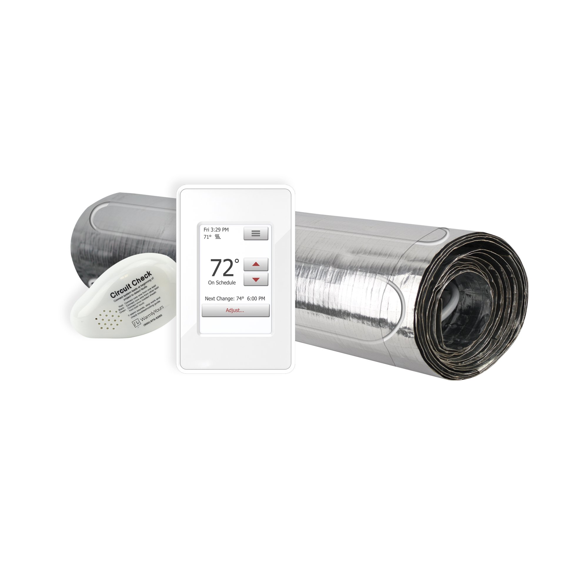 Floor Heating Kit 120V-Environ Flex Roll 1.5' x 35' + Touch Screen Thermostat ERT120-KIT-OT-1.5x35