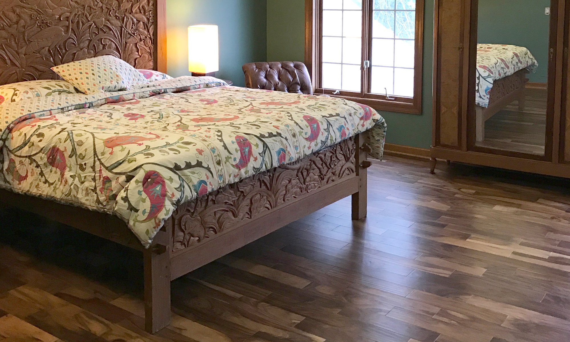 Julia's Bedroom Engineered Wood Floor