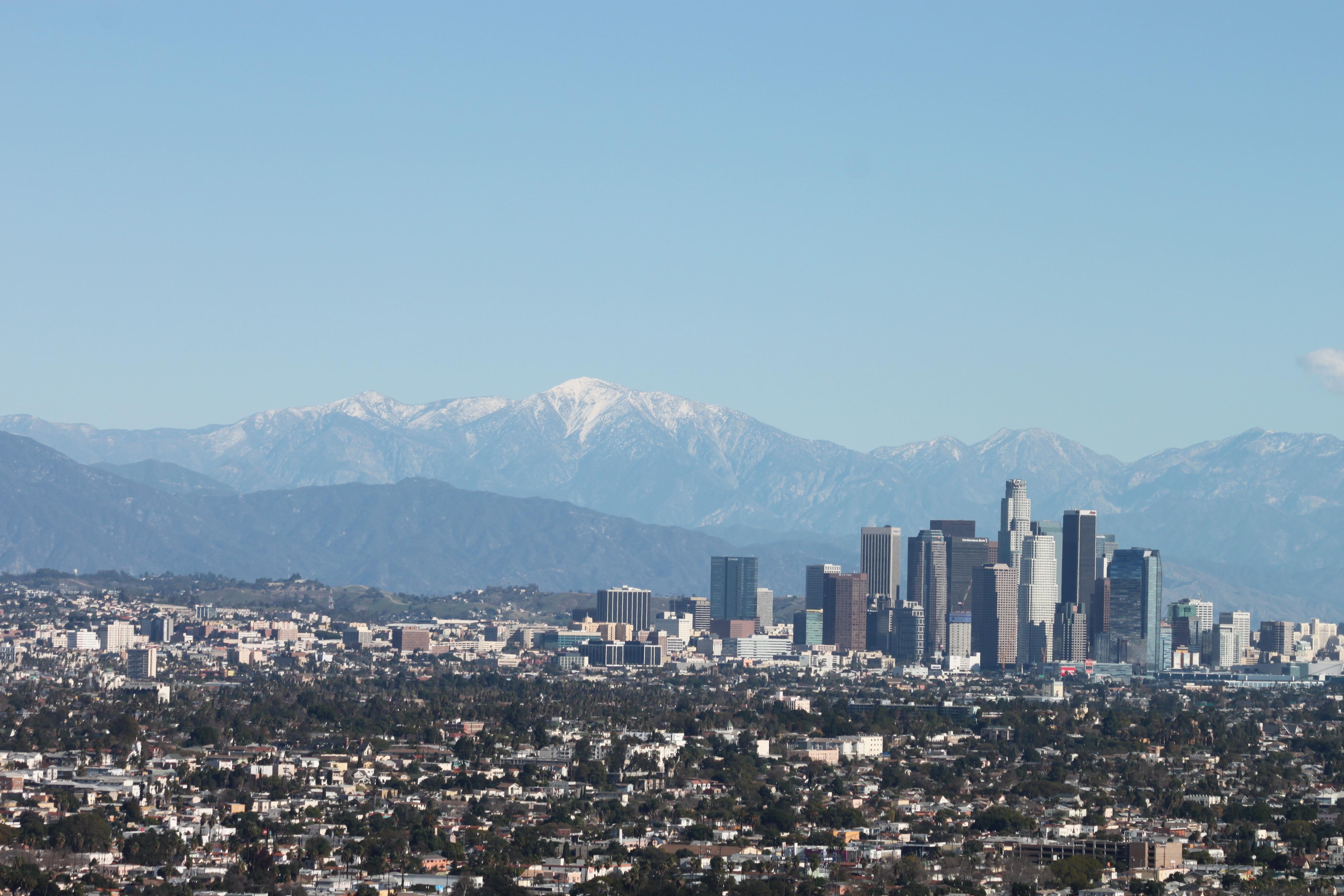 Los Angeles Skyline from the distance