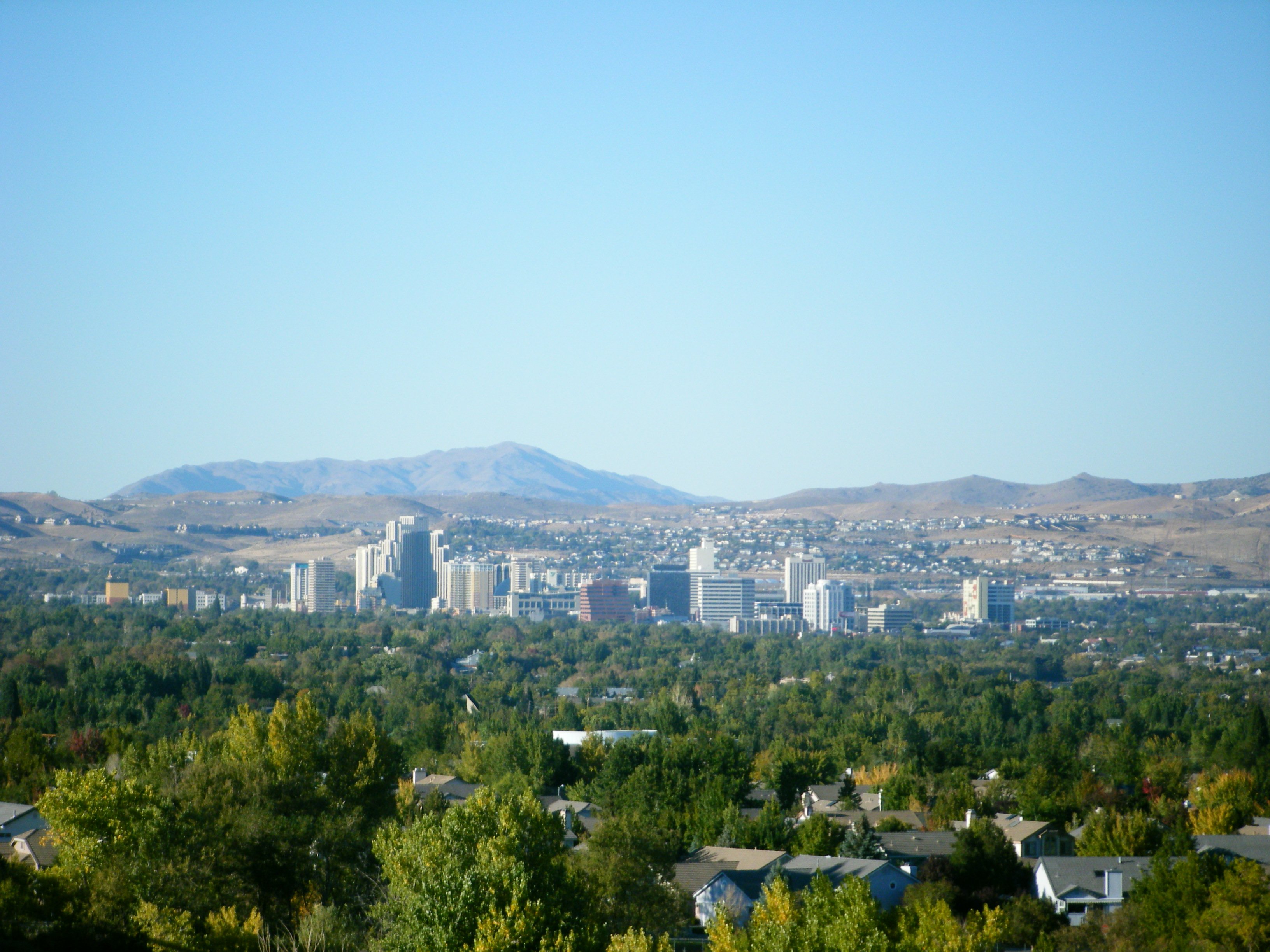 Reno NV skyline