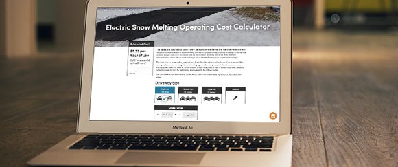 Snow Melting Operating Cost Calculator