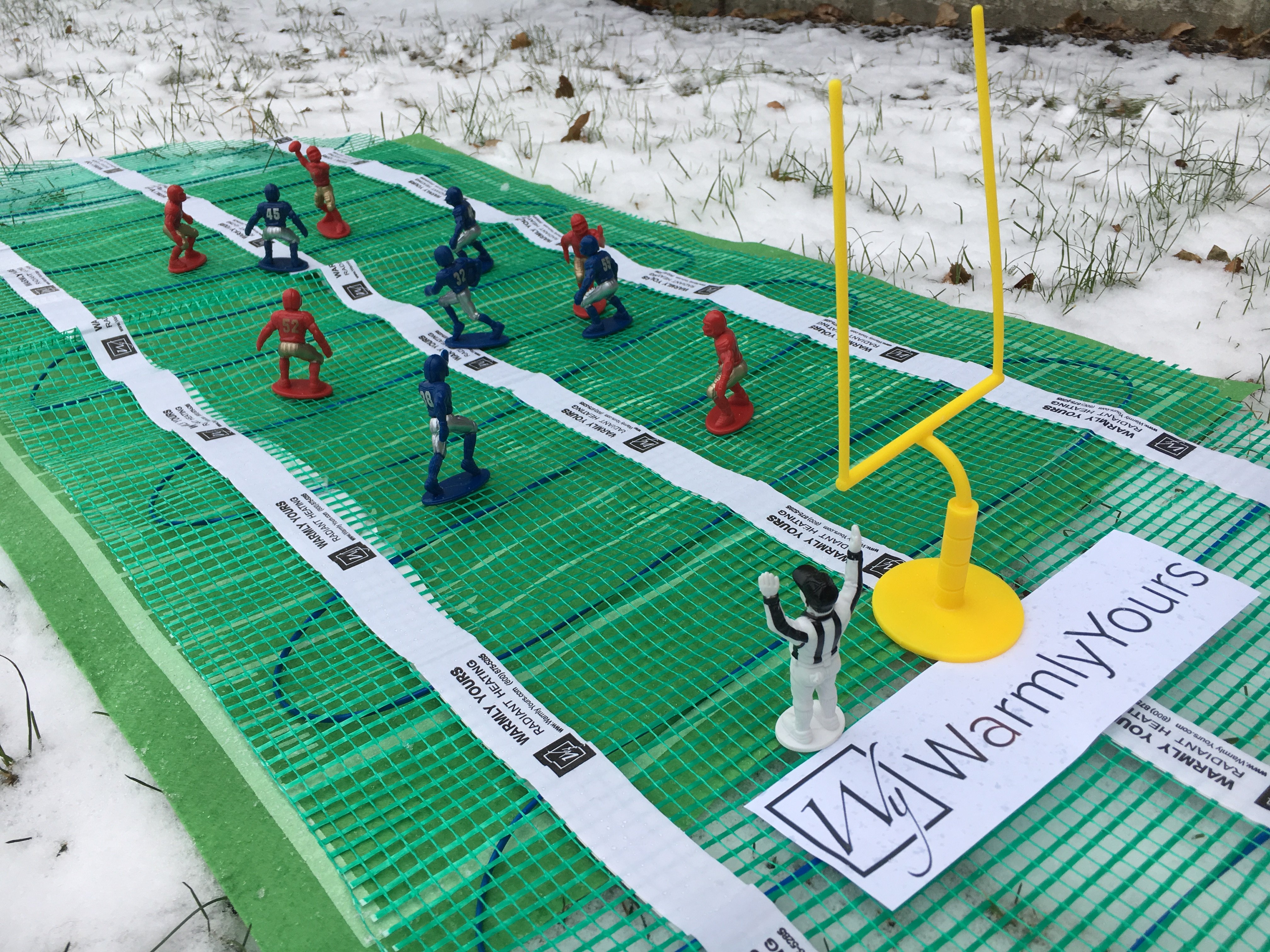 TempZone Football Field in the Snow