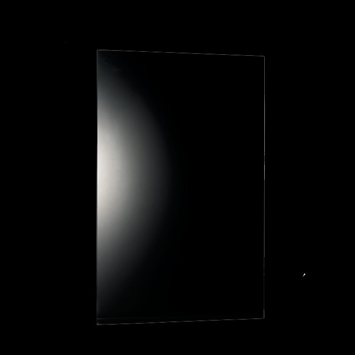 radiant panel ember glass large