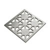Pro GEN II Grate Cover, Designer Series Asterix Pattern, Brushed Stainless Steel