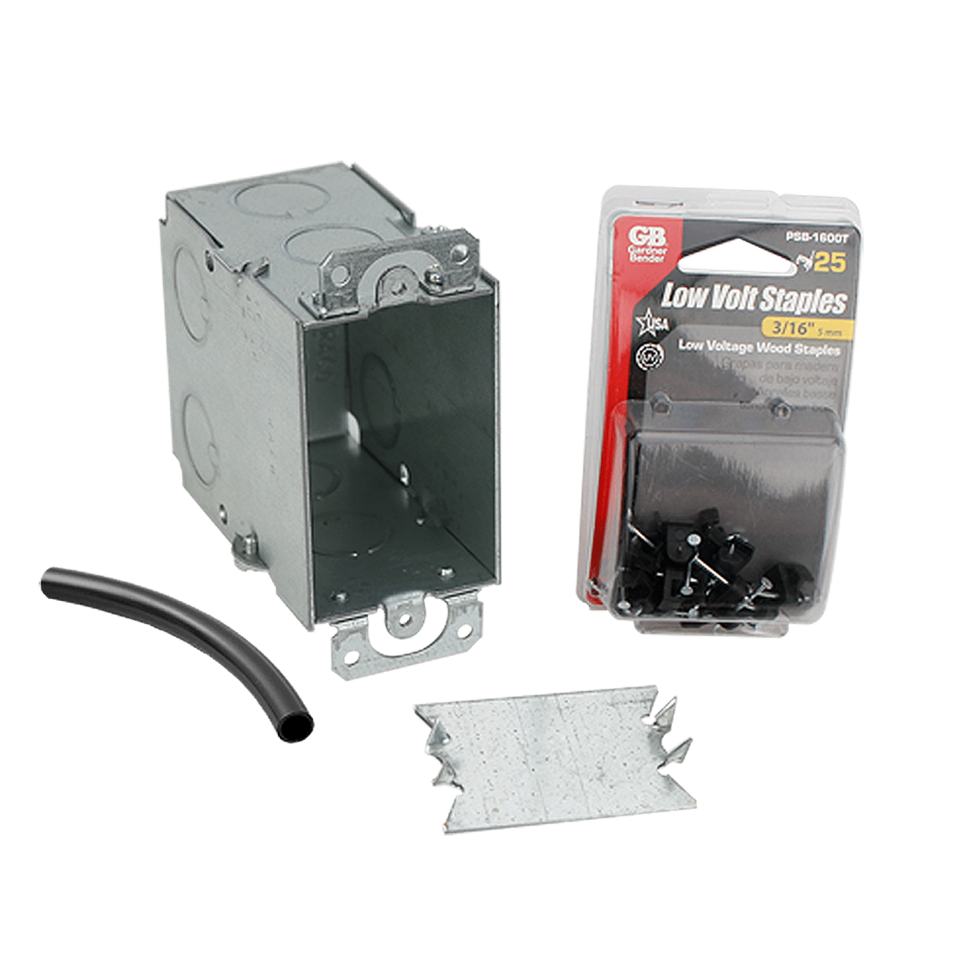 Electrical Rough-in Kit Single Gang Box without Conduit