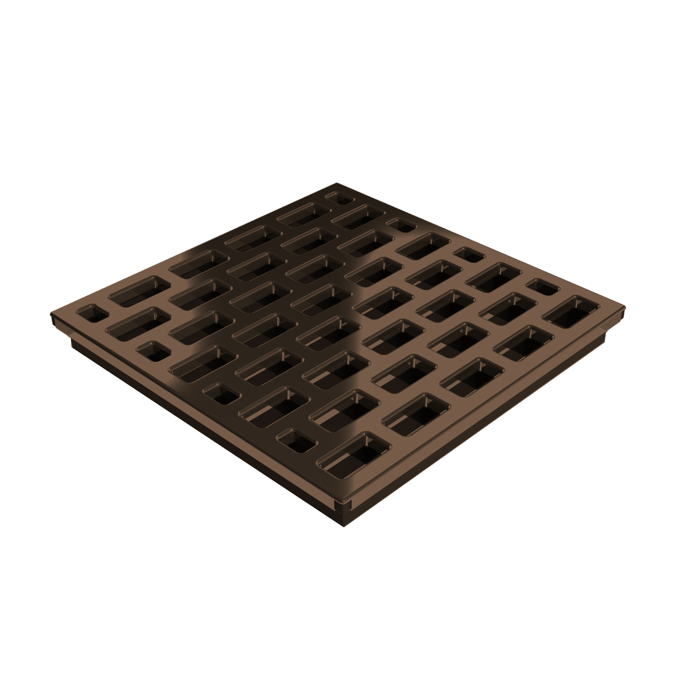 Pro GEN II Grate Cover, Pro Series Brick Pattern, Copper Finish