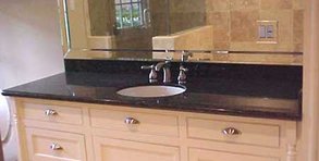 Dual Handle Sink Black Rock Countertop