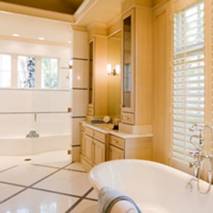 Beautifully remodeled master bathroom