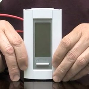 Install a touch screen thermostat for your radiant system