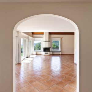 Radiant floor heating systems add extra warmth to the home and and take the chill off of tile floors.