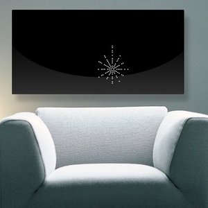 Radiant Panel as Focal Point in Living Room