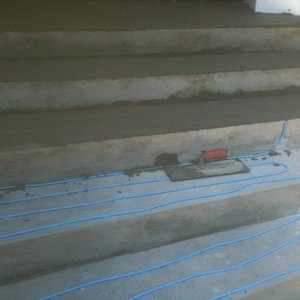 WarmlyYours radiant cable heating installation