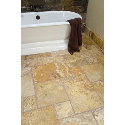 Bathroom Tile Floor Lifestyle Stock Photo