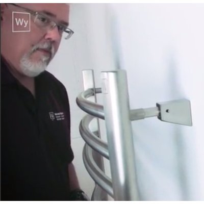 Mounting a towel warmer