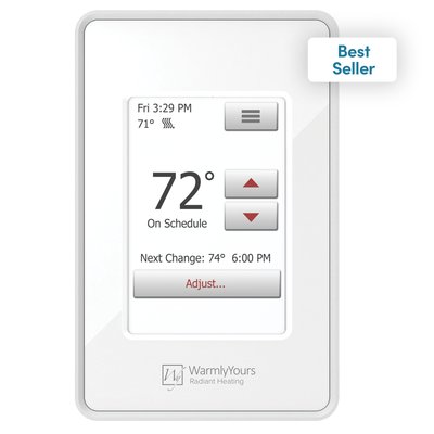 nSpire Touch Programmable Thermostat (White) - WarmlyYours.com