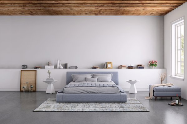 Heated concrete floor