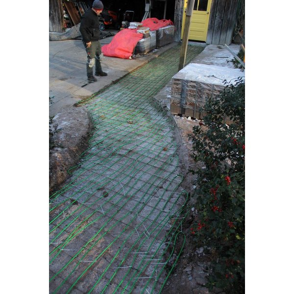 Snow Melt Walkway Before