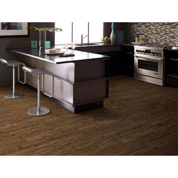 Shaw Floorte LVT planks in kitchen