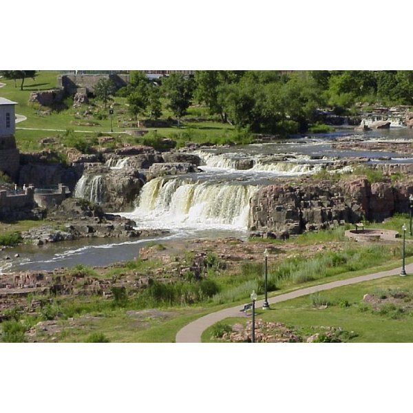 Sioux Falls SD waterfall