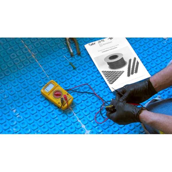 Testing TempZone Floor HEating Cable with Ohmmeter