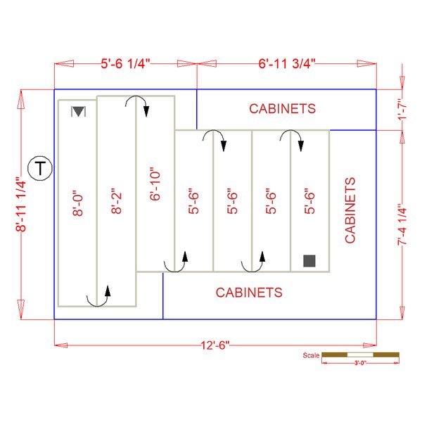 Home Office Floor Plan with Environ Flex Roll