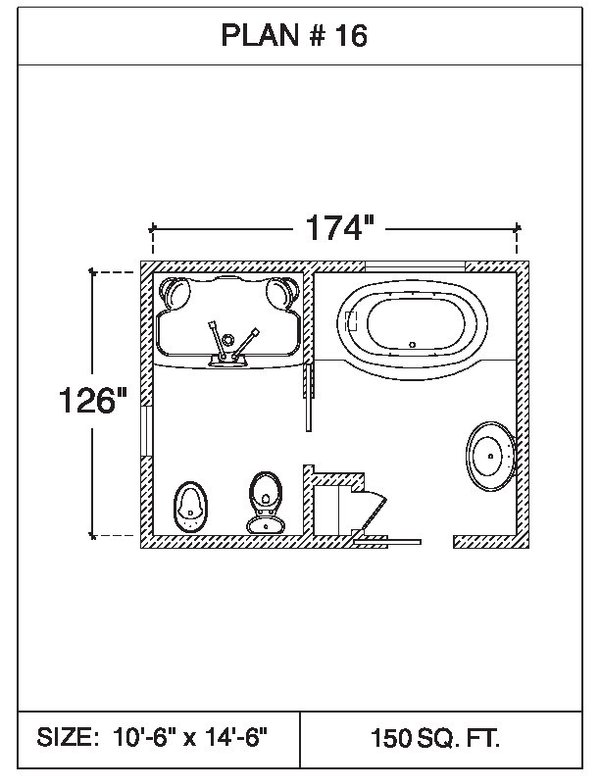 101 Bathroom Floor Plans | WarmlyYours