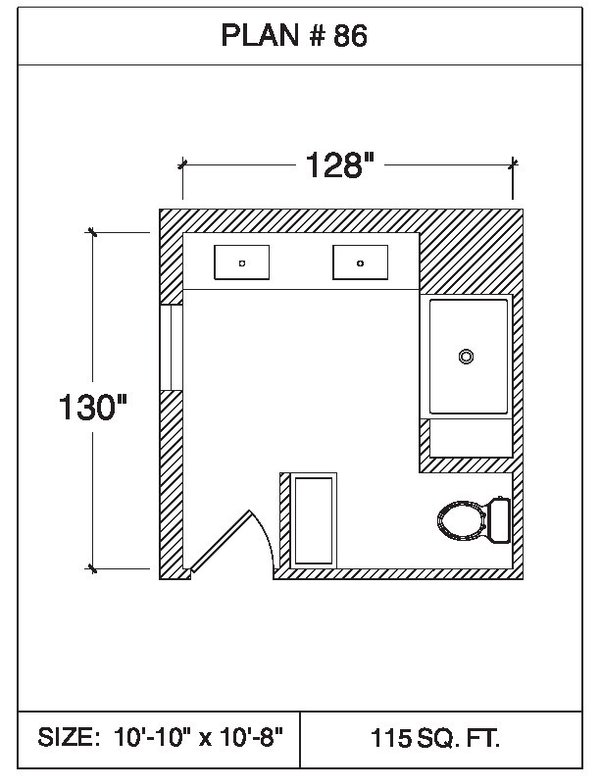 101 Bathroom Floor Plans | WarmlyYours