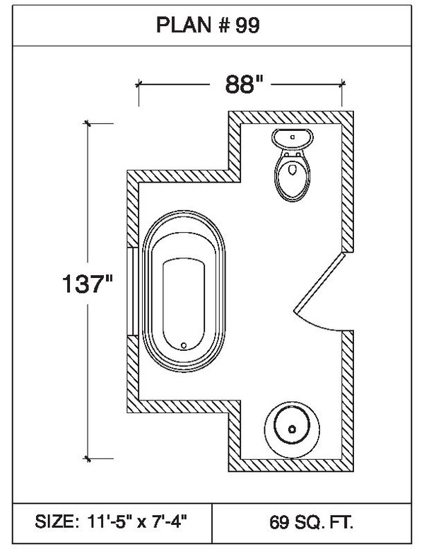 101 Bathroom Floor Plans | WarmlyYours