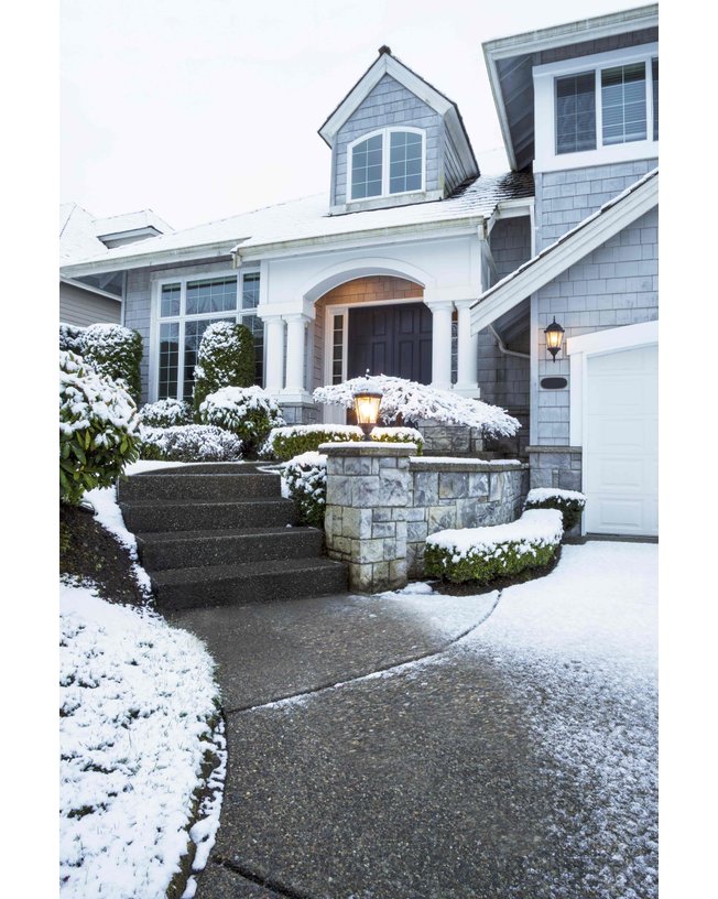 Snow Melting System for Outdoor Stairs