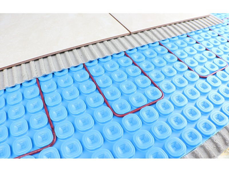 Prodeso Uncoupling Membrane and TempZone Floor Heating Cable Installation