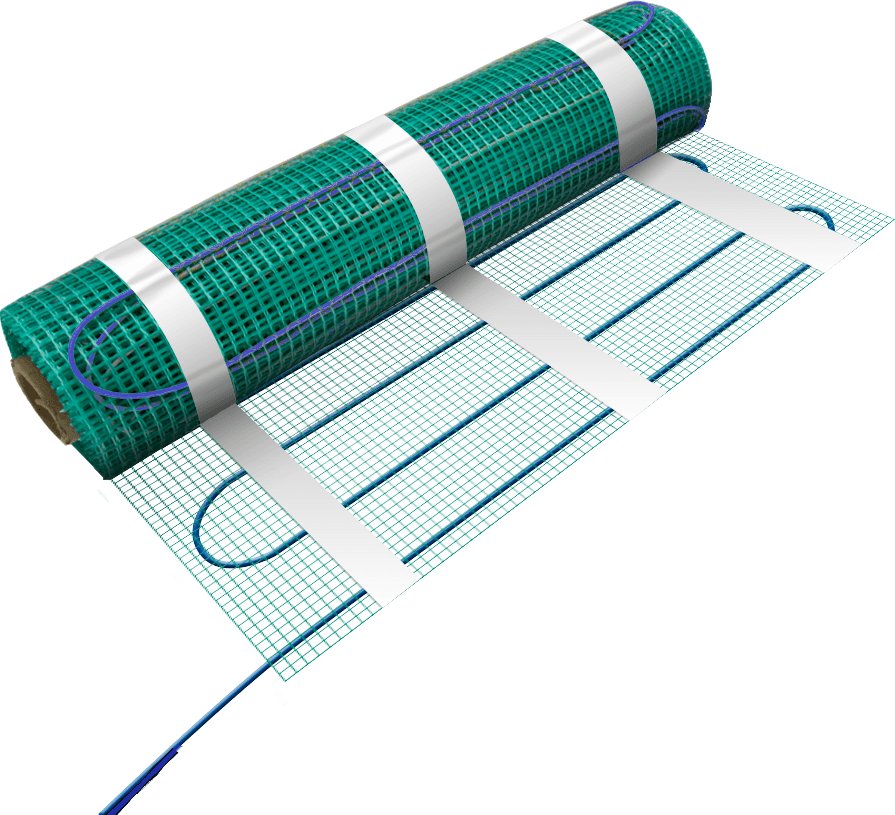 WarmlyYours TempZone™ Flex Rolls, floor heating system for tile, stone or marble floors