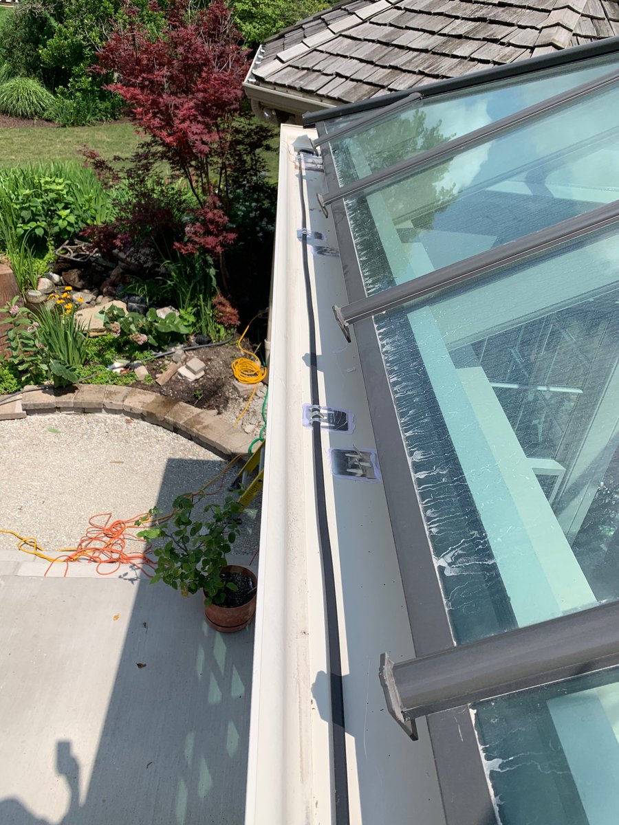 Glass Roof with Roof & Gutter Deicing System Showcase in Naperville, IL ...